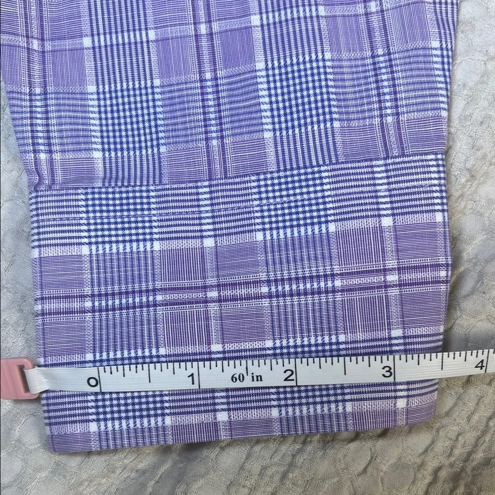 UNTUCKit men’s Purple Plaid Casual Button Down Shirt size M